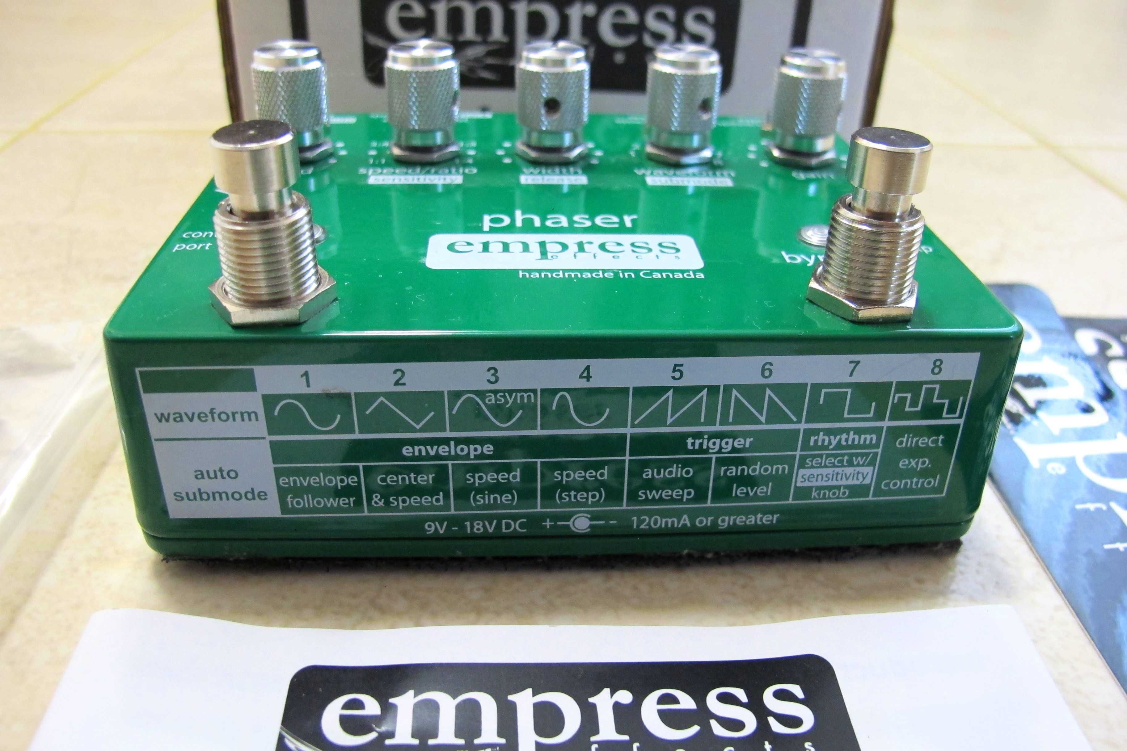 Empress Effects Phaser – Страхотен канадски мулти китарен ефект