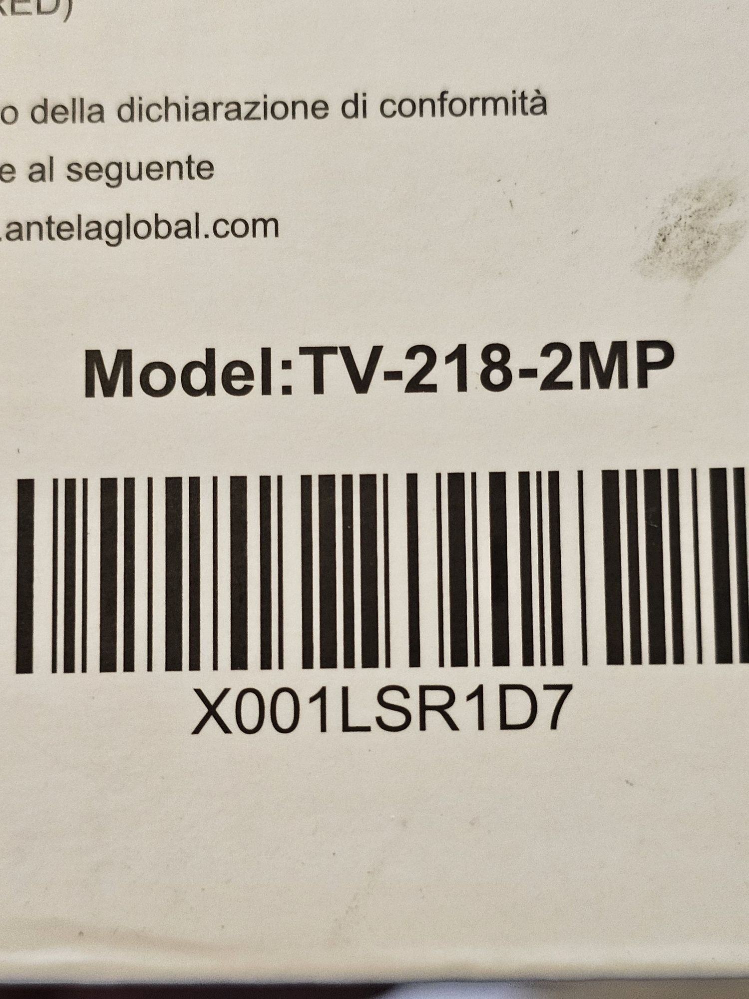 ANTELA 2,4GHz și 5GHz cameră IP Wi-Fi de interior reglabilă 355°/80°,