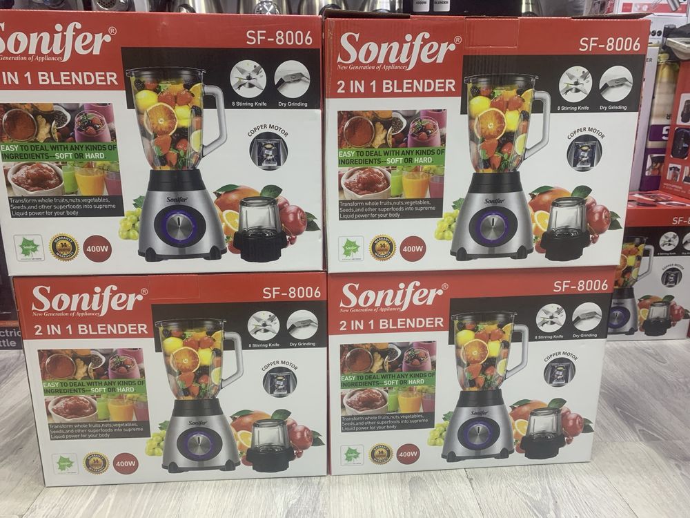 Sonifer blender 1 yil kafolat.