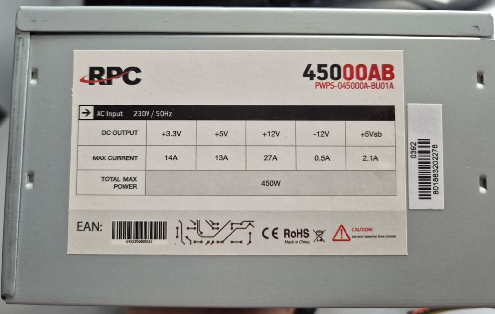Sursă RPC AC230V / 50Hz