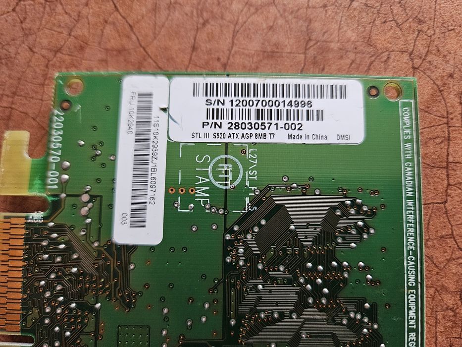 Placa video retro AGP2x Diamond Stealth III S520 8MB