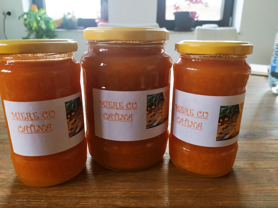 Sirop de cătină cu miere, ghimbir, propols, etc