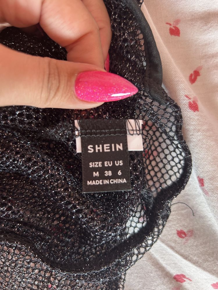 Мрежеста дамска блуза Shein