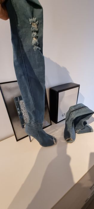 Cizme jeans damă