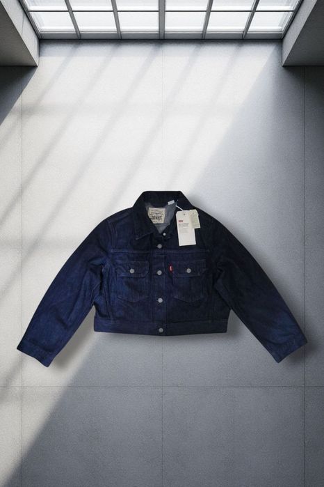 Original New With Tags Levi's Women Navy Blue Denim Jacket Size M