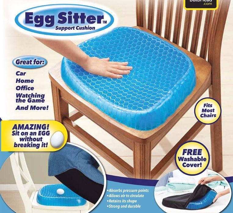Силиконова ортопедична гел възглавница - EggSitter за стойка подарък