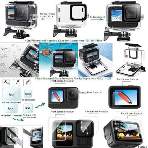 Комплект GoPro Hero 13/12/11/10/9 кейс селфи стик плаваща ръкохватка