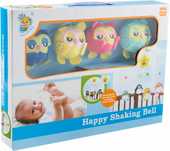 Музикална бебешка въртележка за кошарка Happy Shaking Bell
