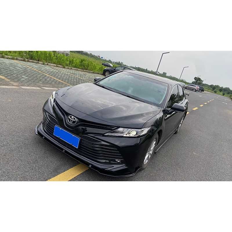 Сплиттер переднего бампера Camry 70 (накладка, юбка, губа)