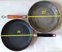 Алюминиевая сковорода, Ø=27см  и 26 см