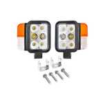 Комплект универсални фарове за трактори, ляв и десен, с led 10-80v, цв