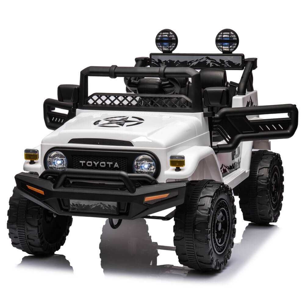 Masinuta electrica Toyota FJ Cruiser, alba , Noua