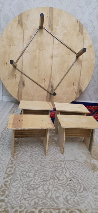 Комплект "Круглый казахский стол"