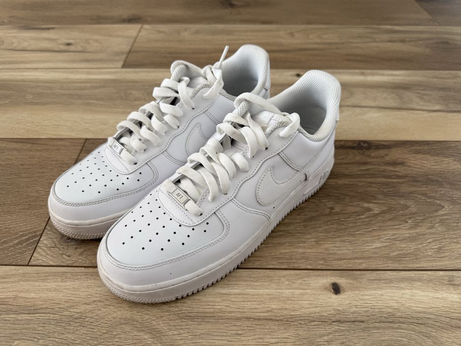 Оригинални мъжки NIKE Air Force 1 бял, 42,5 номер