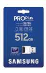 Samsung Pro Plus 512GB with USB adapter microSDXC Original!