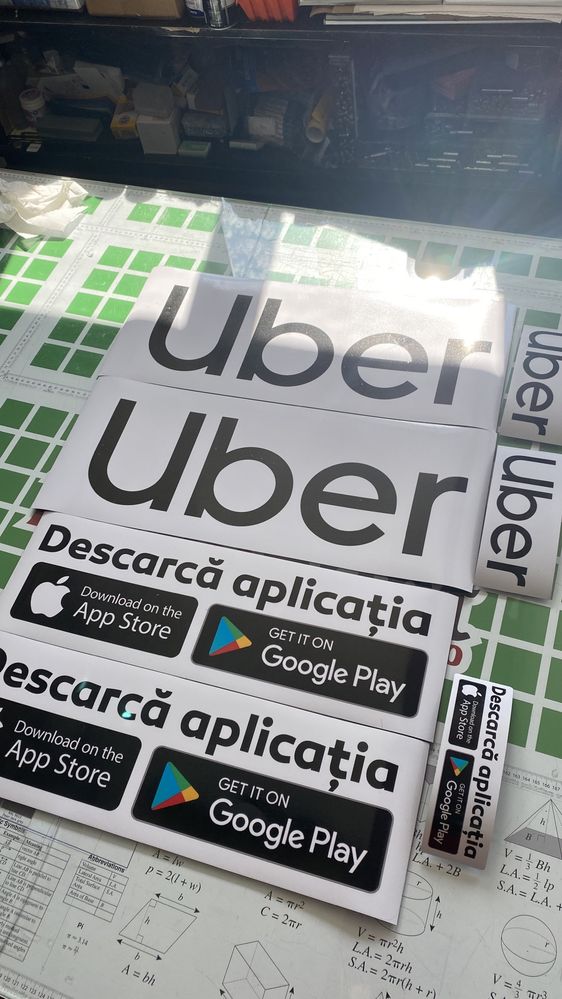 Uber sticker magnetic