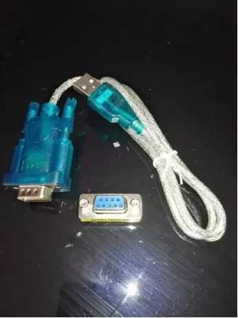 Кабел от usb към rs232, мъжки, женски, преходник, рс232