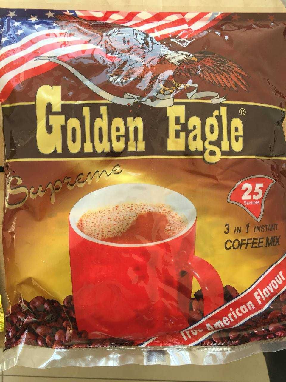 Coffee GOLDEN EAGLE. Endoneziyo.. КОФЕ 3в1.. bolalar va kattalar uchin