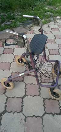 Инвалидное кресло ортопед для взрослых 4 колёсное