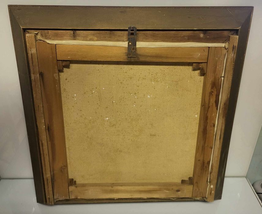 Стара картина маслени бои Репродукция на  Джудит Лейстър,