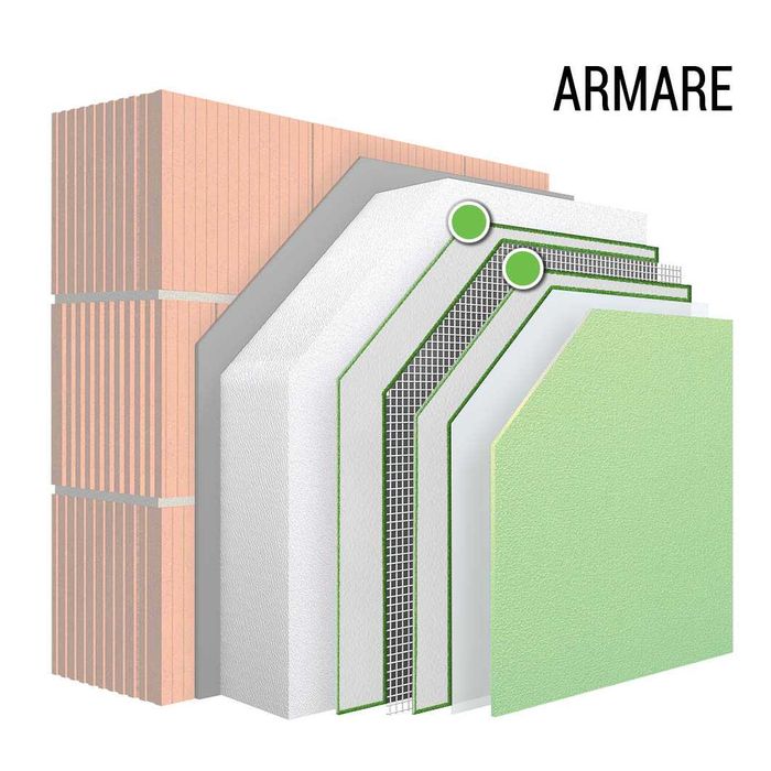 A.20 - masă de armare pt polistiren sau vată minerală, 25kg