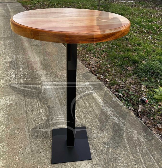 Masa cafea, blat lemn masiv- cires- 900 RON- Masa Horeca!