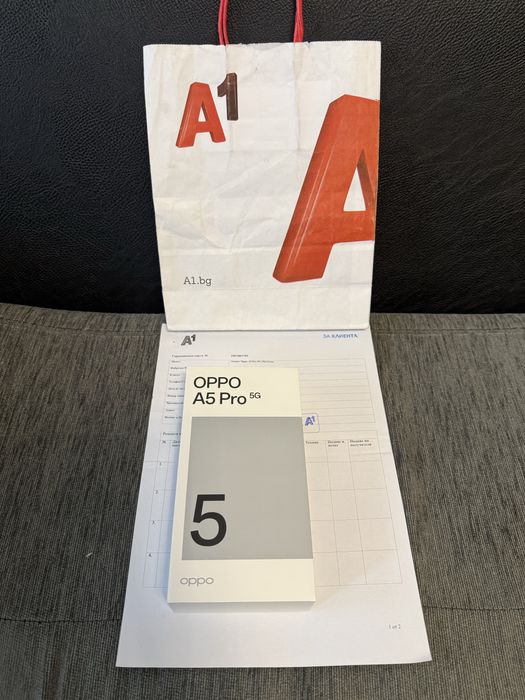 ЗАПЕЧАТАН 256GB Oppo A5 Pro 5G А1 Гаранция 2027 Green
