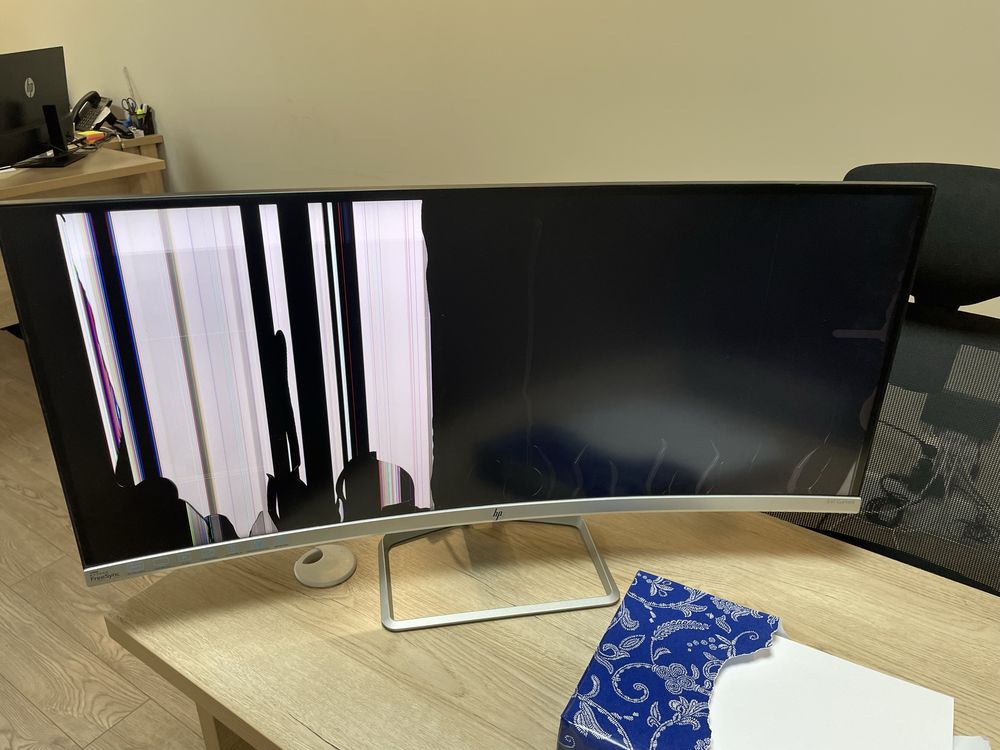 HP 34f Curved сгорела матрица