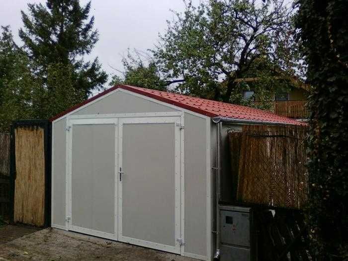 Construim Garaje Auto din structura metalica si panou sandwich izolat