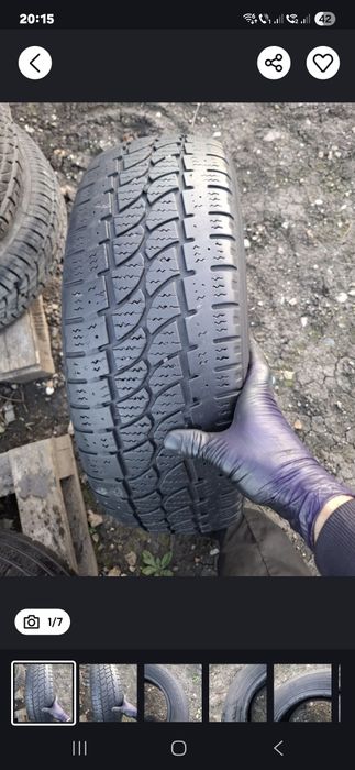 Vand 1 anvelopa 205 65 16 C riken de iarna dot 2020