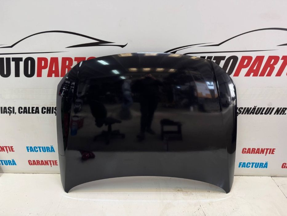 Capotă față cu balamale și capitonaj VW Passat B6 neagră LC9X
