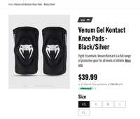 Наколенки VENUM KONTACT LYCRA GEL KNEE XS Нови в опаковка В Маг 65 лв