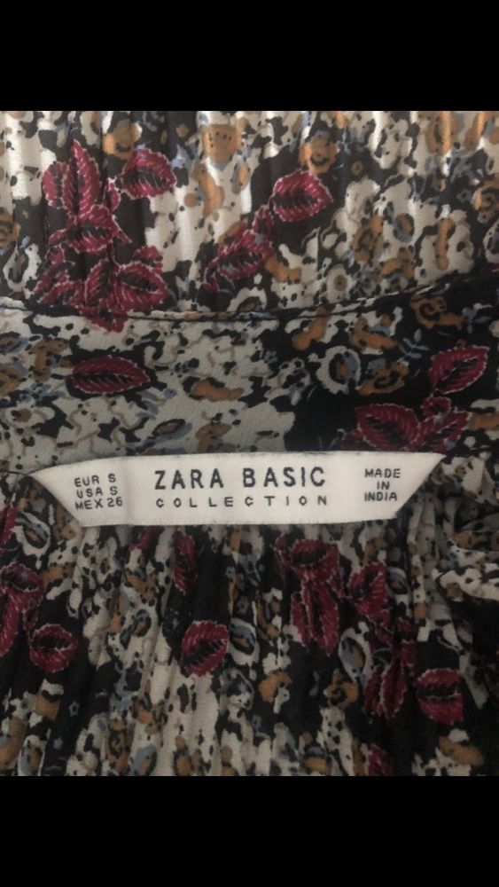 Платье -туника для девушек - ZARA BASIC , размер  S.