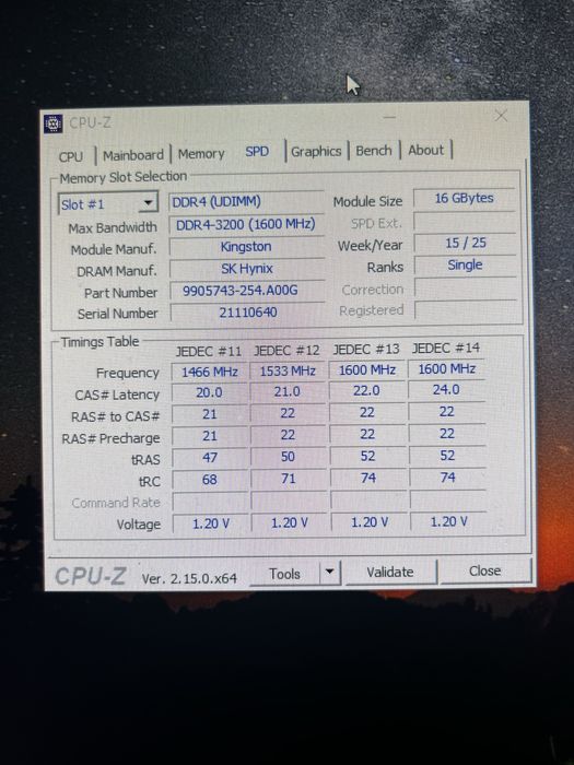Оперативная память Kingston KVR32N22S8/16 16Gb DDR4