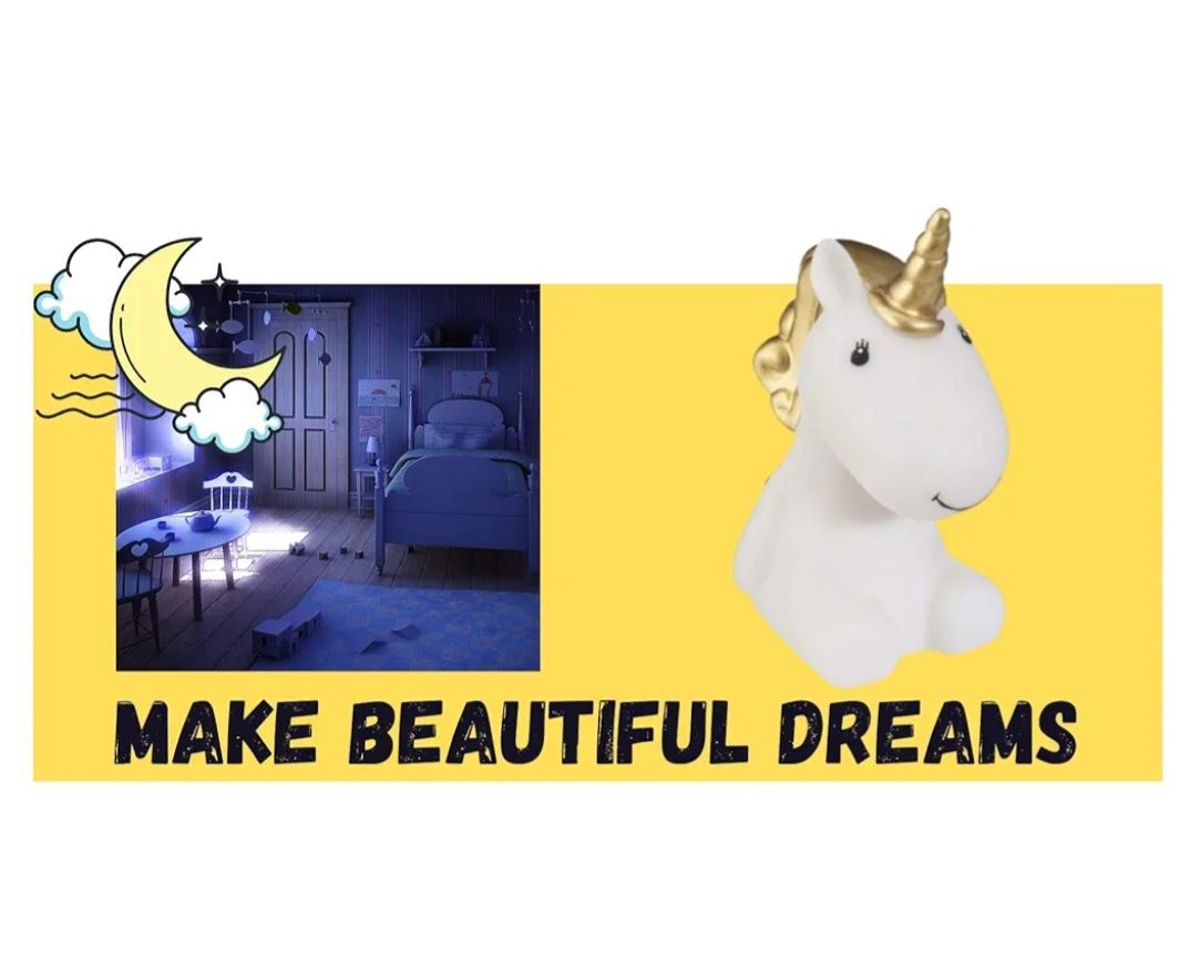 Lampă de veghe led Unicorn Livrare Gratuită