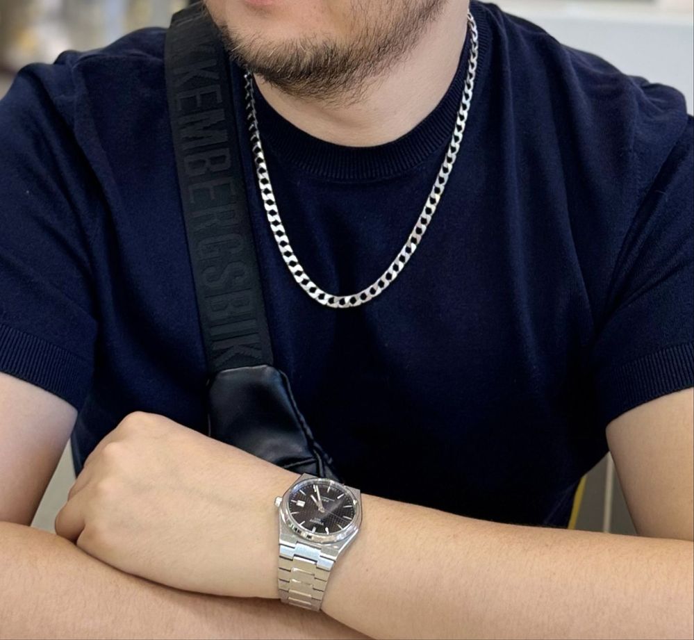 Цепь серебро 925 проба, Италия