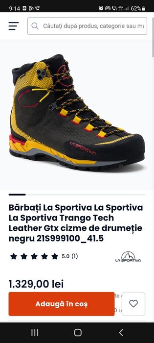 Ghete la sportiva trango gtx