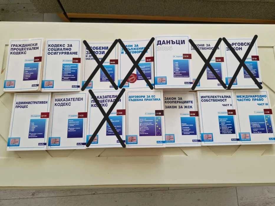 Закони на Сиби - ГПК, АПК, ЗС и др.
