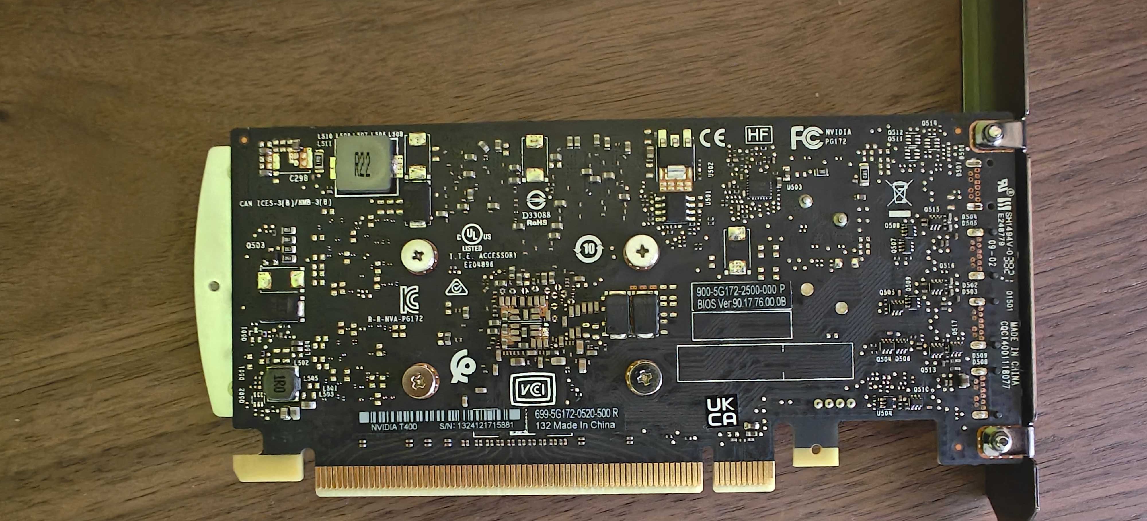 Видеокарта NVIDIA T400 2gb
