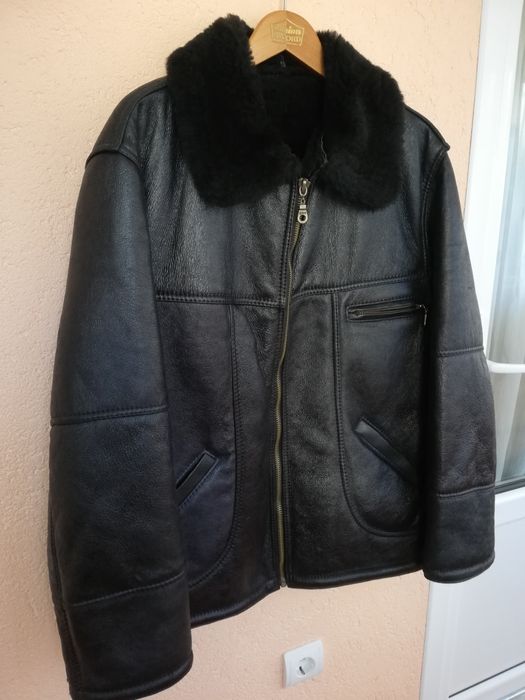 Geaca nouă piele naturala T&L Aviator mărimea 48
