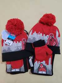 Детски комплект шал,шапка и ръкавици Спайдърмен