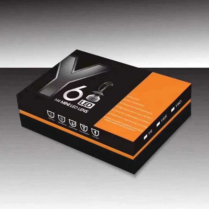 LED H4 Диодни Крушки 80W, 8000LM 2 бр. Ярка Светлина, Вентилатор 6500K