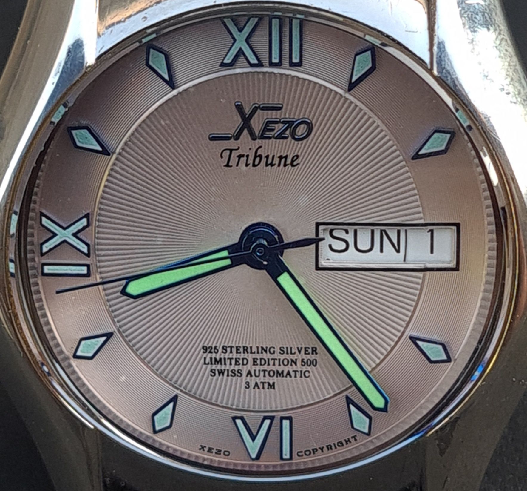 Мъжки Сребърен Часовник XEZO Automatic