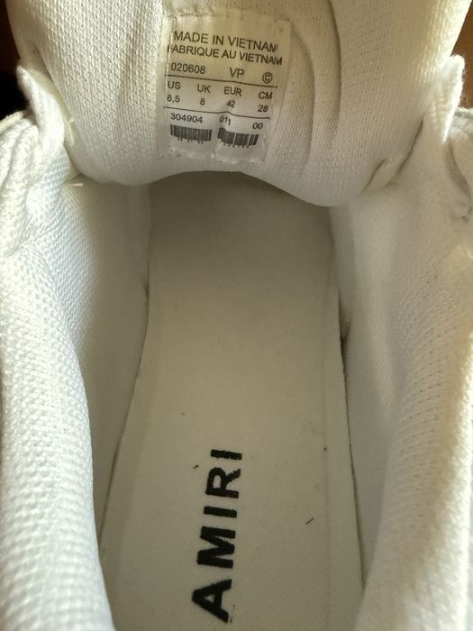 Amiri MA-1 Full White nou nouti size 42