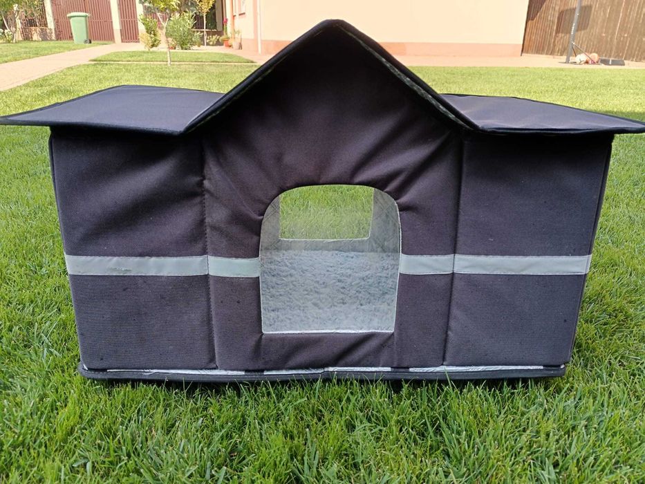 Casuță exterior pisici/căței mici izolată termic