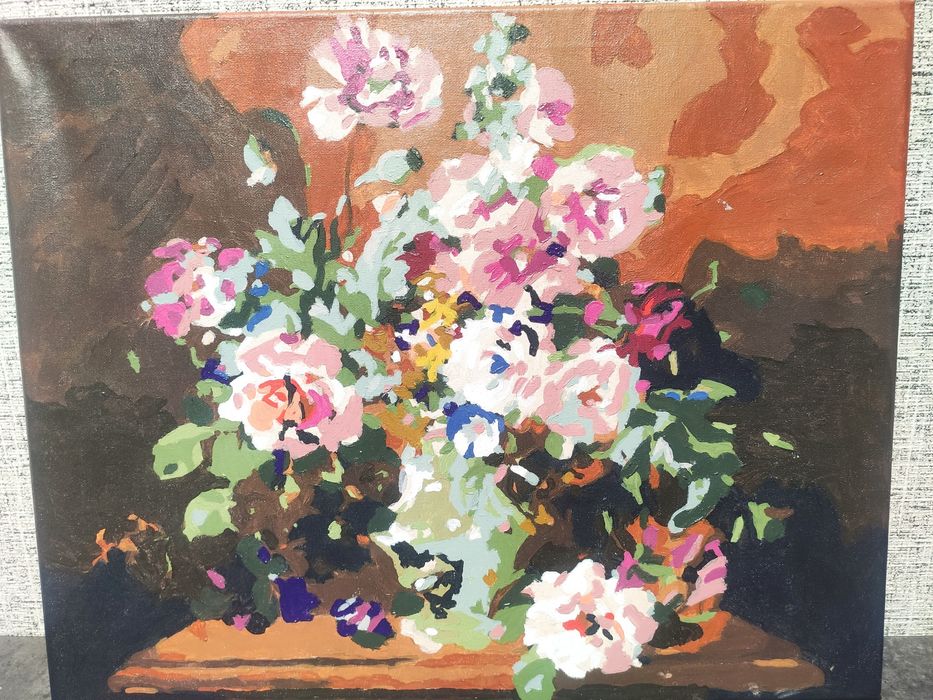 Картина по номерам, готовая