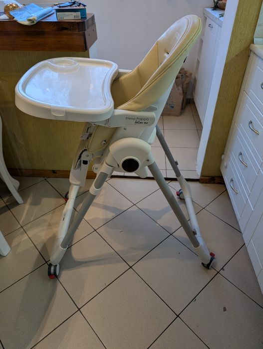 2 в 1 детски стол за хранене-шезлонг Peg Perego