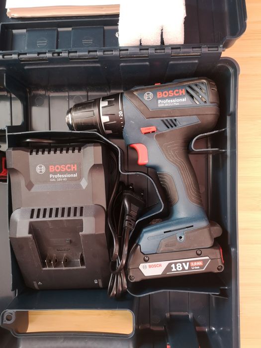 Vand bormasina Bosch Professional GSR 18-2-LI Plus 18V  2Ah 1900RPM