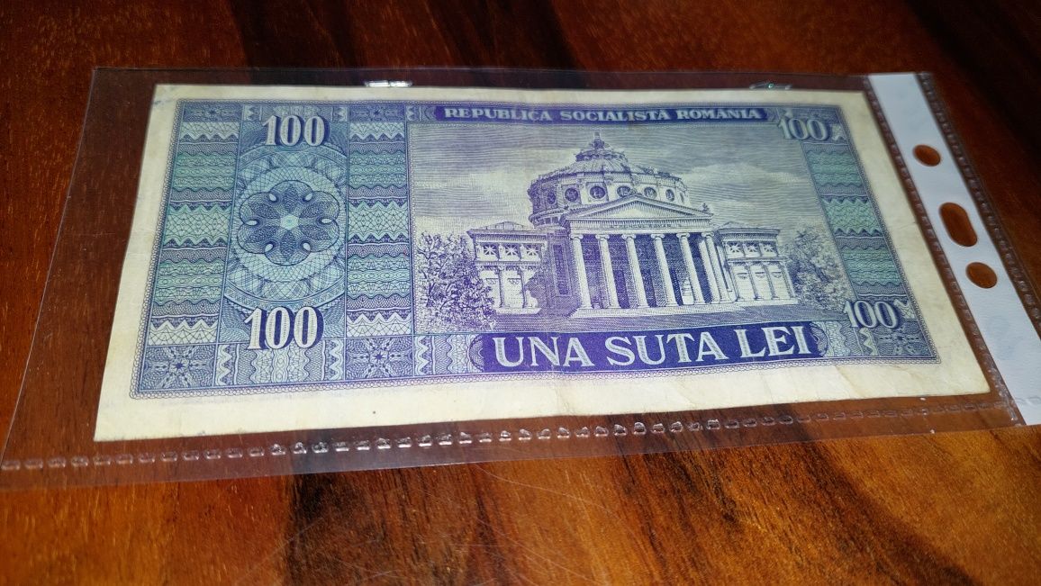 Bancnotă veche,de 100 lei, stare bună, 30 lei