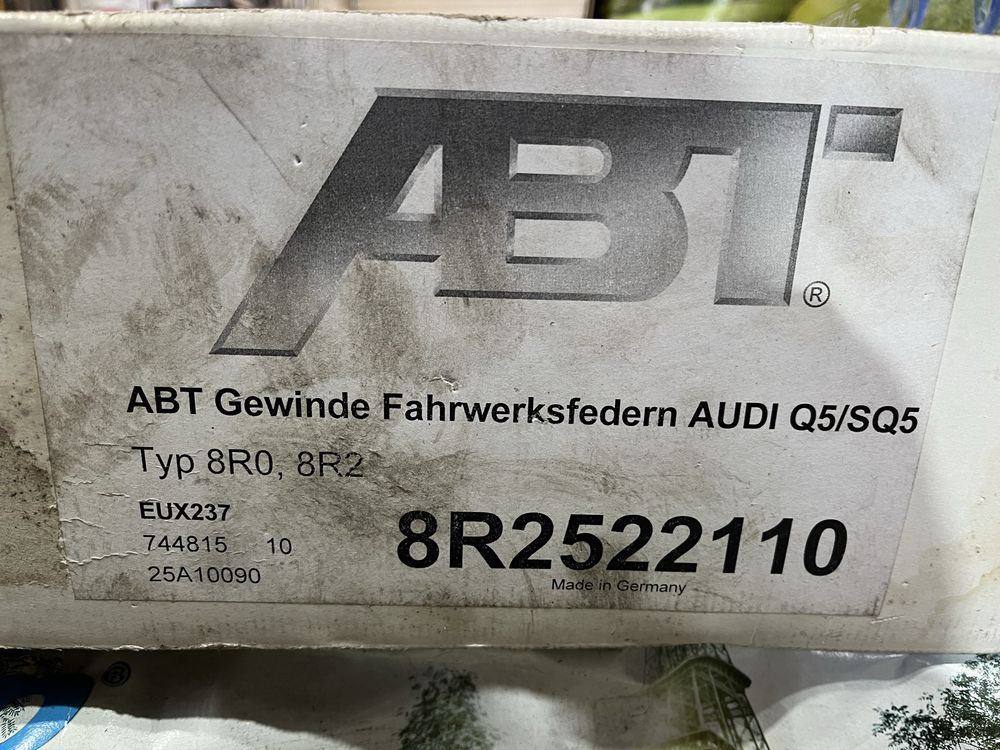Нови Спортни пружини ABT Audi Q5/QS5 (2008-2016)